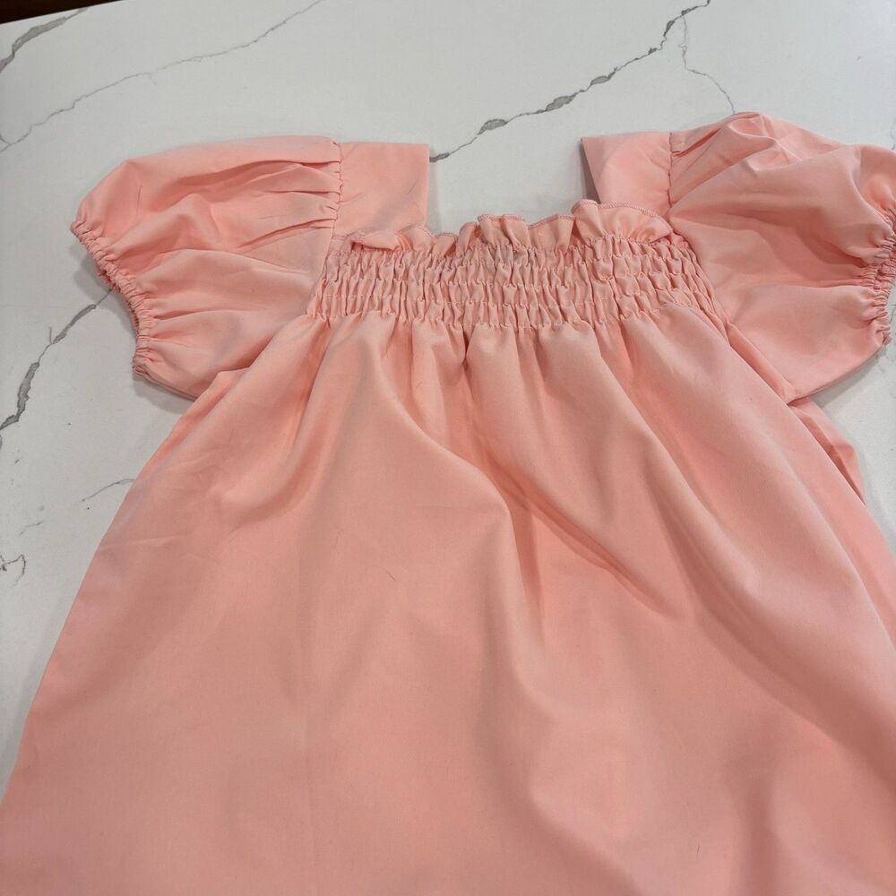 Lola And The Boys Dress Size 8 Pink 3D Flowers Spring Summer NWOT - Picture 7 of 7